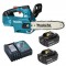 Акумулаторен верижен трион MAKITA 18V 2x6.0Ah и зарядно устройство / DUC256CZ